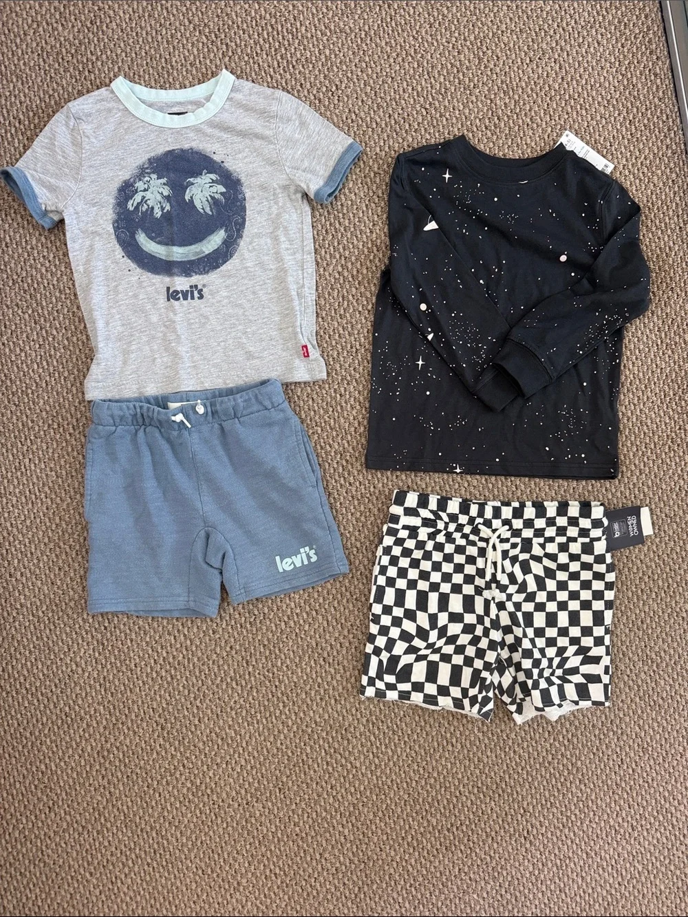 Boy 4-5T Bundle Shorts and Shirts